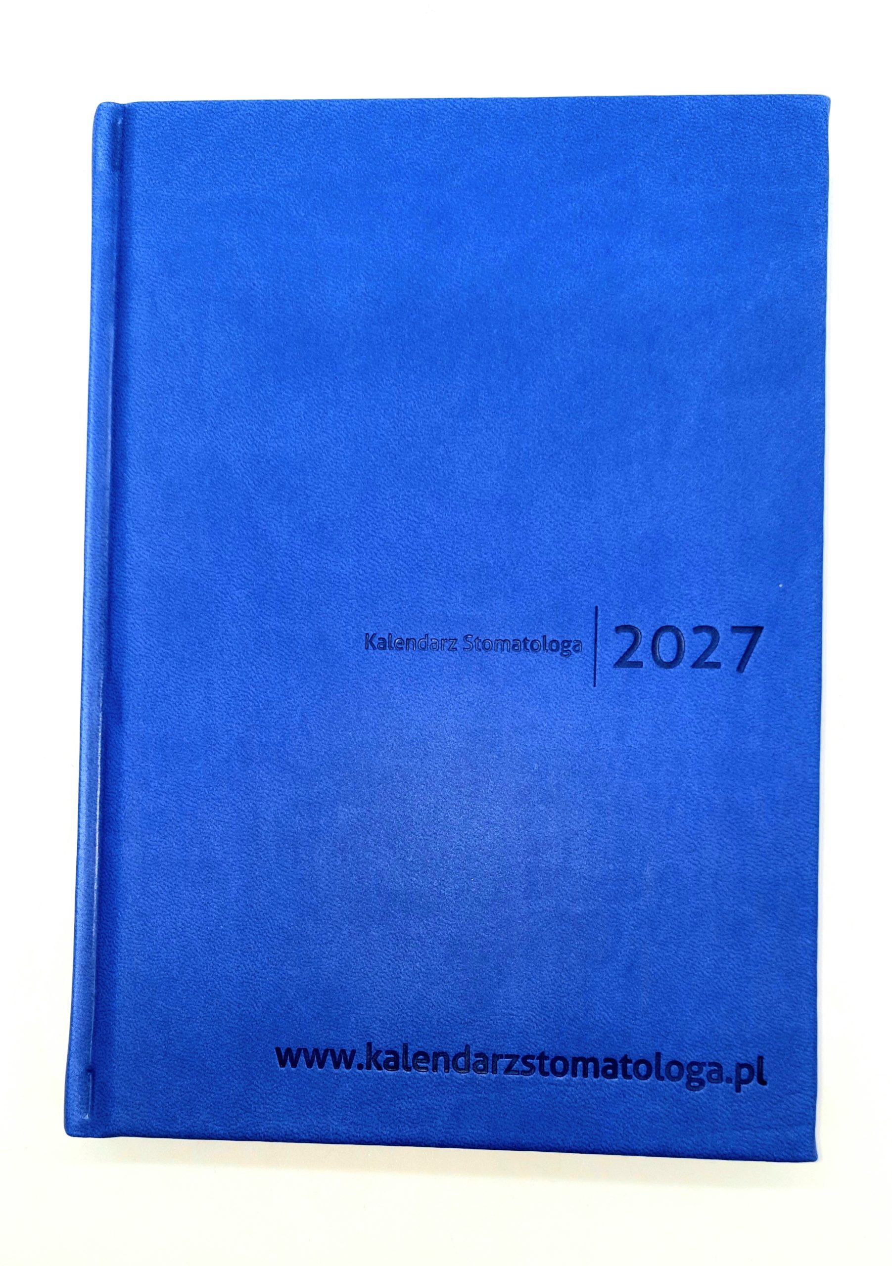 Kalendarz Stomatologa 2027 niebieski