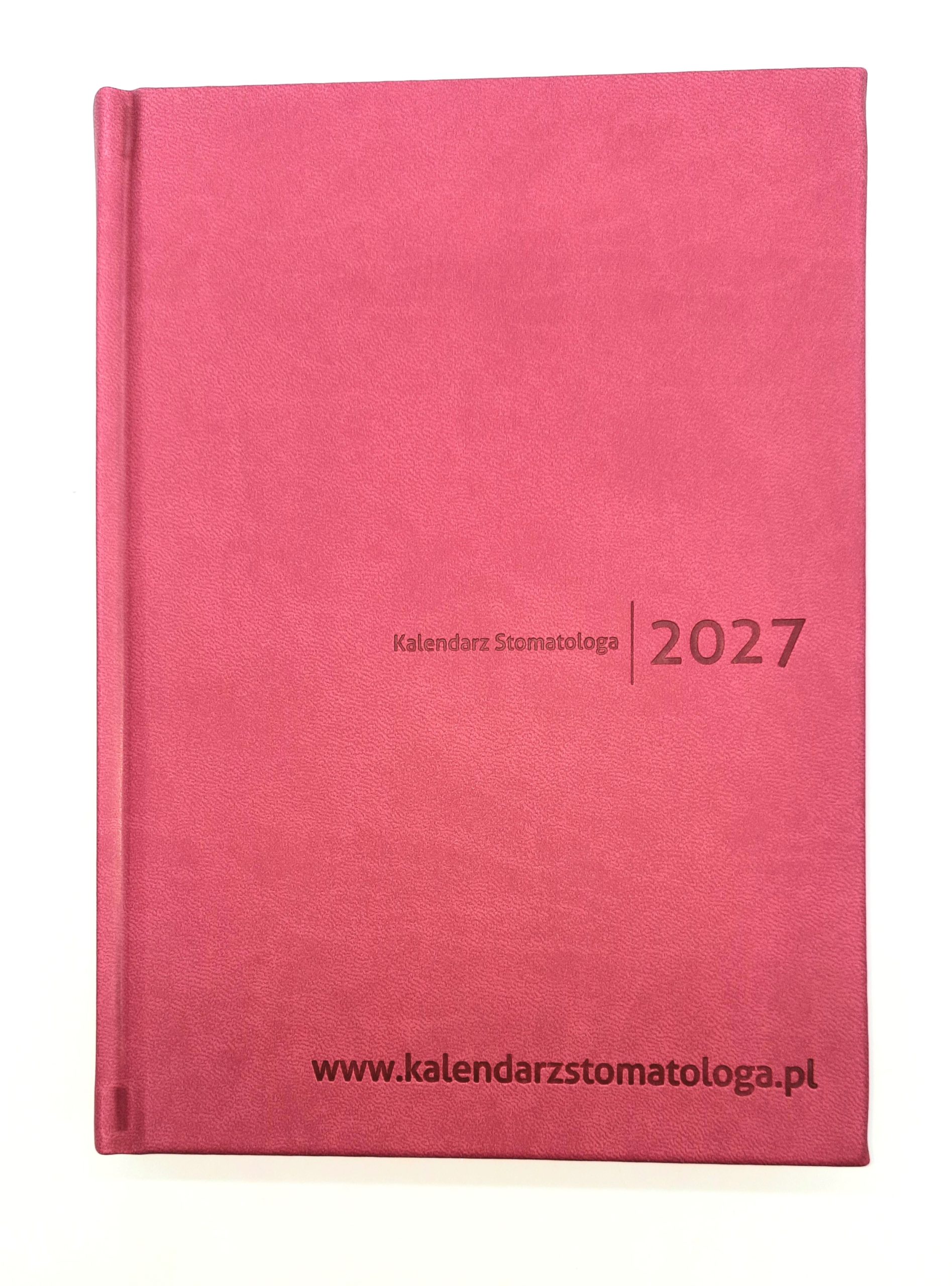 Kalendarz Stomatologa 2027 różowy